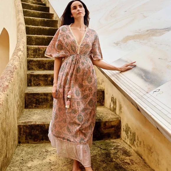 🤩LIMINAL SURYA MAXI DRESS YELLOW🤩 - Picture 6 of 13